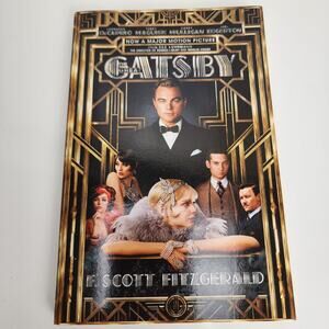 The Great Gatsby by F. Scott Fitzgerald Literary Fiction Novel Paperback Book